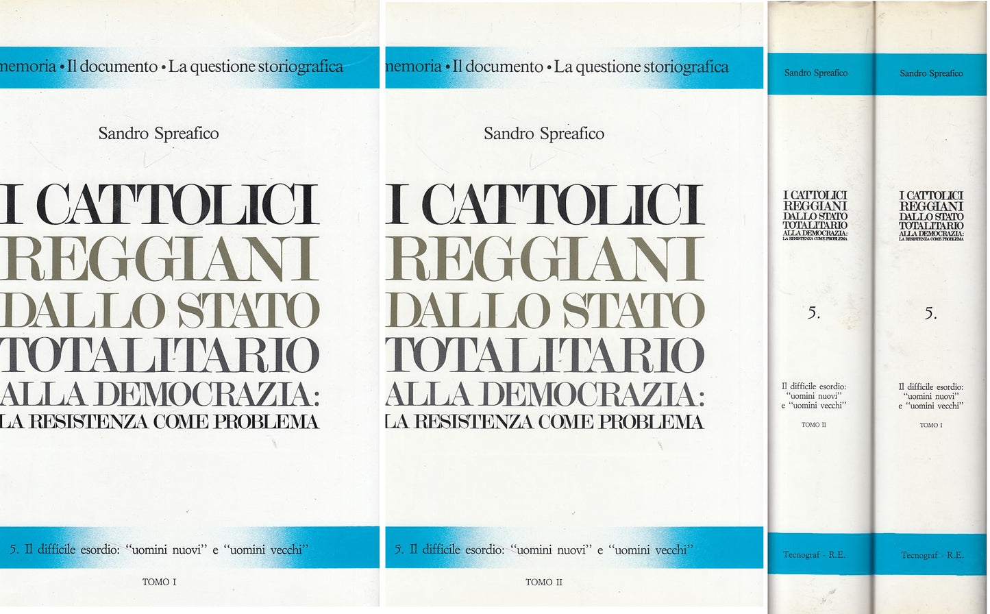 LS- I CATTOLICI REGGIANI N.5 2 TOMI -- TECNOGRAF --- 1993 - CS - YDS465
