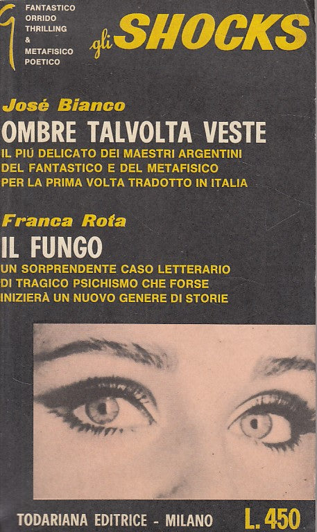 LG- SHOCKS N.1 OMBRE TALVOLTA VESTE- BIANCO ROTA- TODRIANA --- 1967 - B - ZDS631