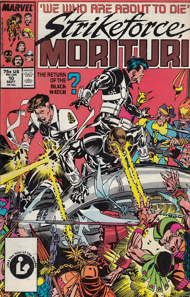 FL- STRIKEFORCE MORITURI N.10 -- MARVEL COMICS USA - 1987 - S - PCX