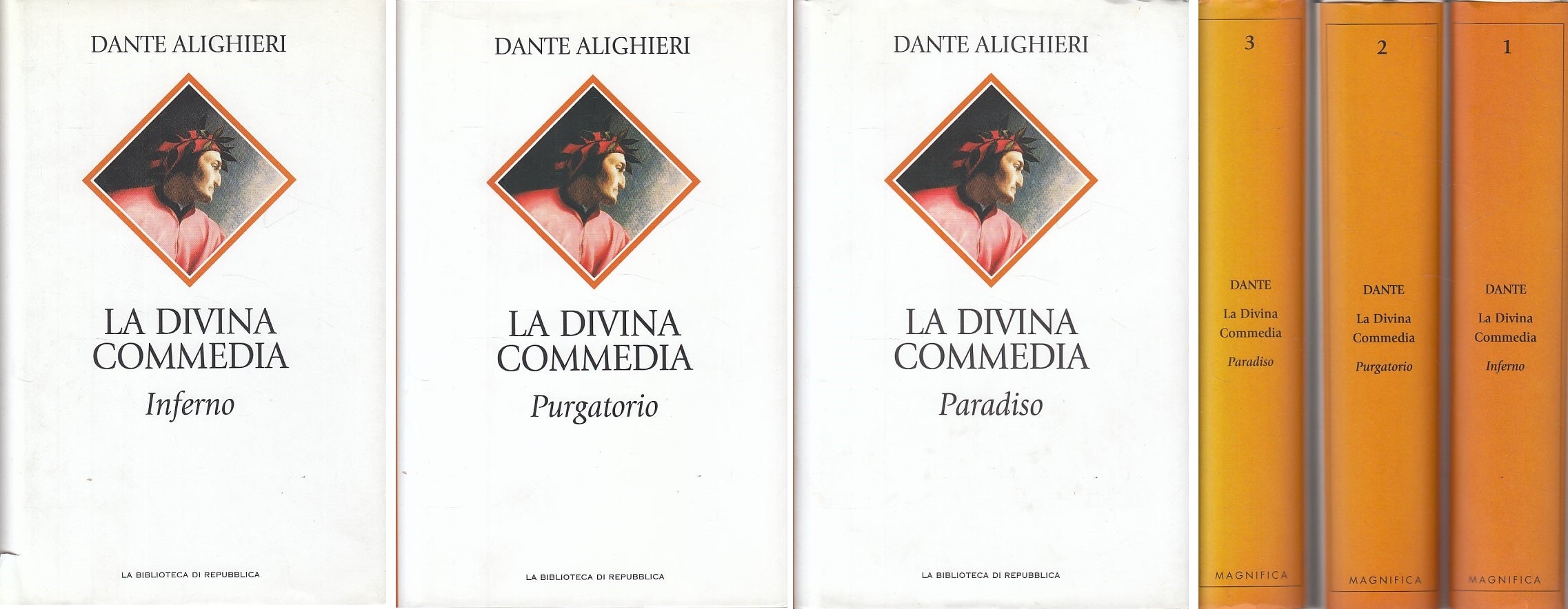 LN LA DIVINA COMMEDIA 3 VOL DANTE REPUBBLICA MAGNIFICA