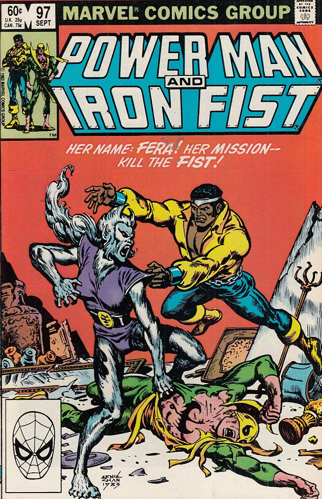 FL- POWER MAN AND IRON FIST N.97-- MARVEL COMICS USA- 1983- S- PBX