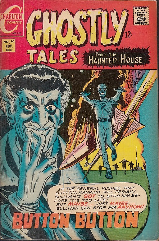 FL- GHOSTLY TALES FROM HAUNTED HOUSE N.70 -- CHARLTON COMICS USA- 1968- S- PFX