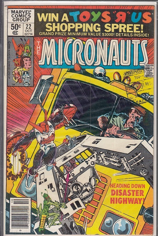 FL- THE MICRONAUTS N.22 -- MARVEL COMICS USA - 1980 - S - PFX