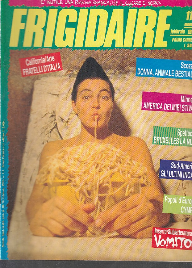 FR- RIVISTA FRIGIDAIRE N.111 -- PRIMO CARNERA - 1990 - S - PFX