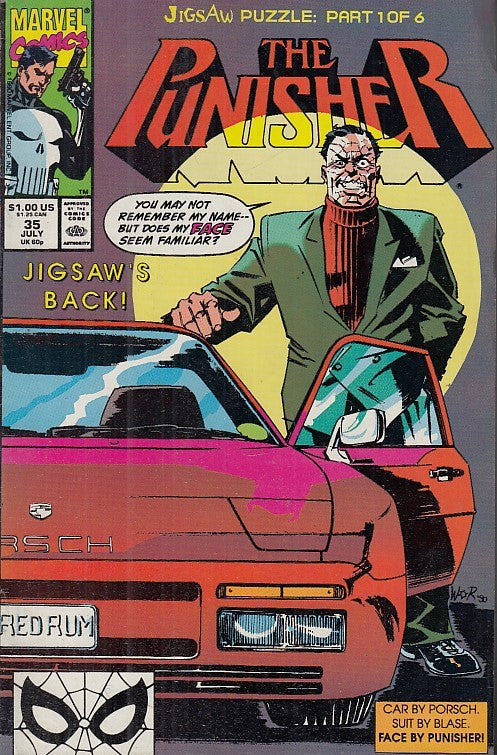 FL- THE PUNISHER N.35 IN LINGUA ORIGINALE -- MARVEL COMICS USA - 1990 - S - NQX