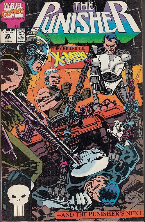 FL- THE PUNISHER N.33 IN LINGUA ORIGINALE -- MARVEL COMICS USA - 1990 - S - NQX