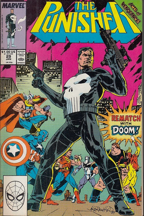 FL- THE PUNISHER N.29 IN LINGUA ORIGINALE -- MARVEL COMICS USA - 1990 - S - NQX