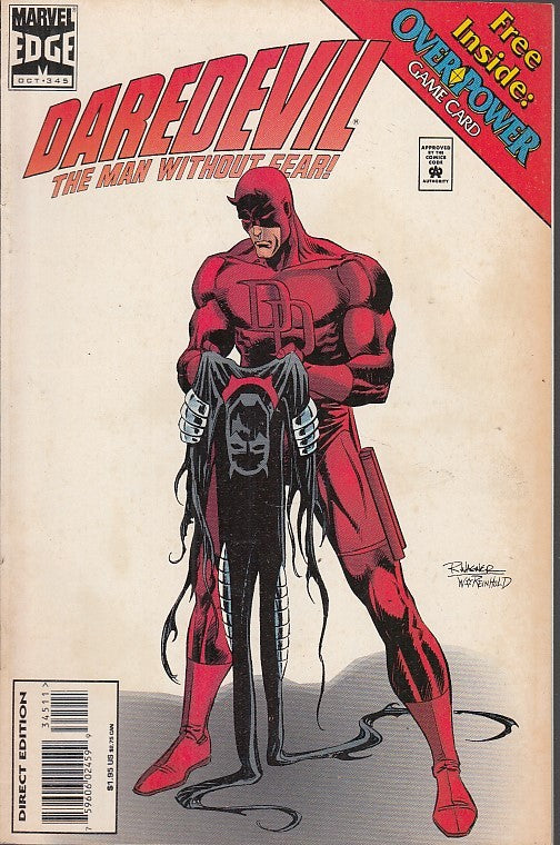 FL- DAREDEVIL N.345 THE MAN WITHOUT FEAR -- MARVEL COMICS USA - 1995 - S - NQX