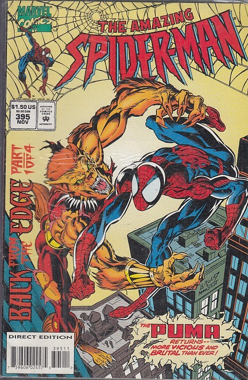 FL- THE AMAZING SPIDER-MAN N.395 -- MARVEL COMICS USA - 1994 - S - PQX