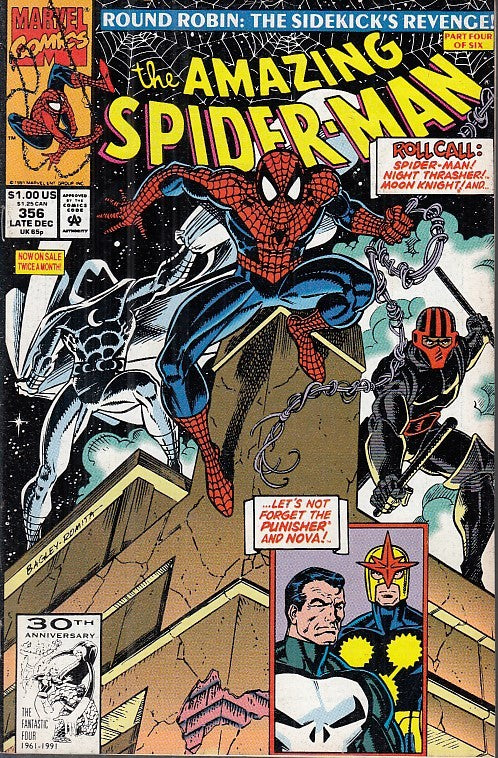 FL- THE AMAZING SPIDER-MAN N.356 -- MARVEL COMICS USA - 1991 - S - PQX