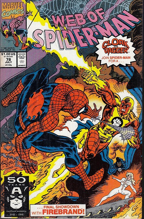 FL- WEB OF SPIDER-MAN N.78 -- MARVEL COMICS USA - 1991 - S - PRX