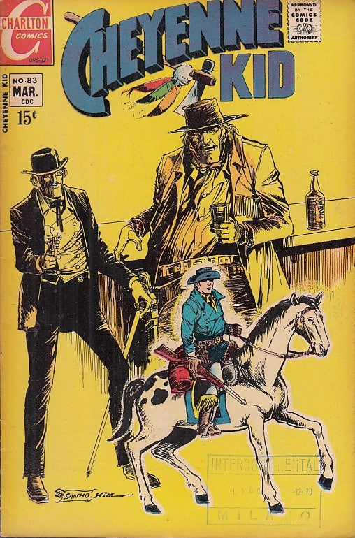 FL- CHEYENNE KID 83,84,85,90,94,97 LOT OF 6 -- CHARLTON COMICS USA - 1971 - S - QAX