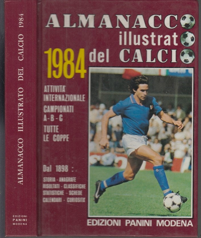 LC- ALMANACCO ILLUSTRATO DEL CALCIO -- PANINI --- 1984 - C - XFS49