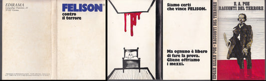 LG- RACCONTI DEL TERRORE PUBBLCITA' FELISON - POE - MONDADORI --- 1971- B- XFS51