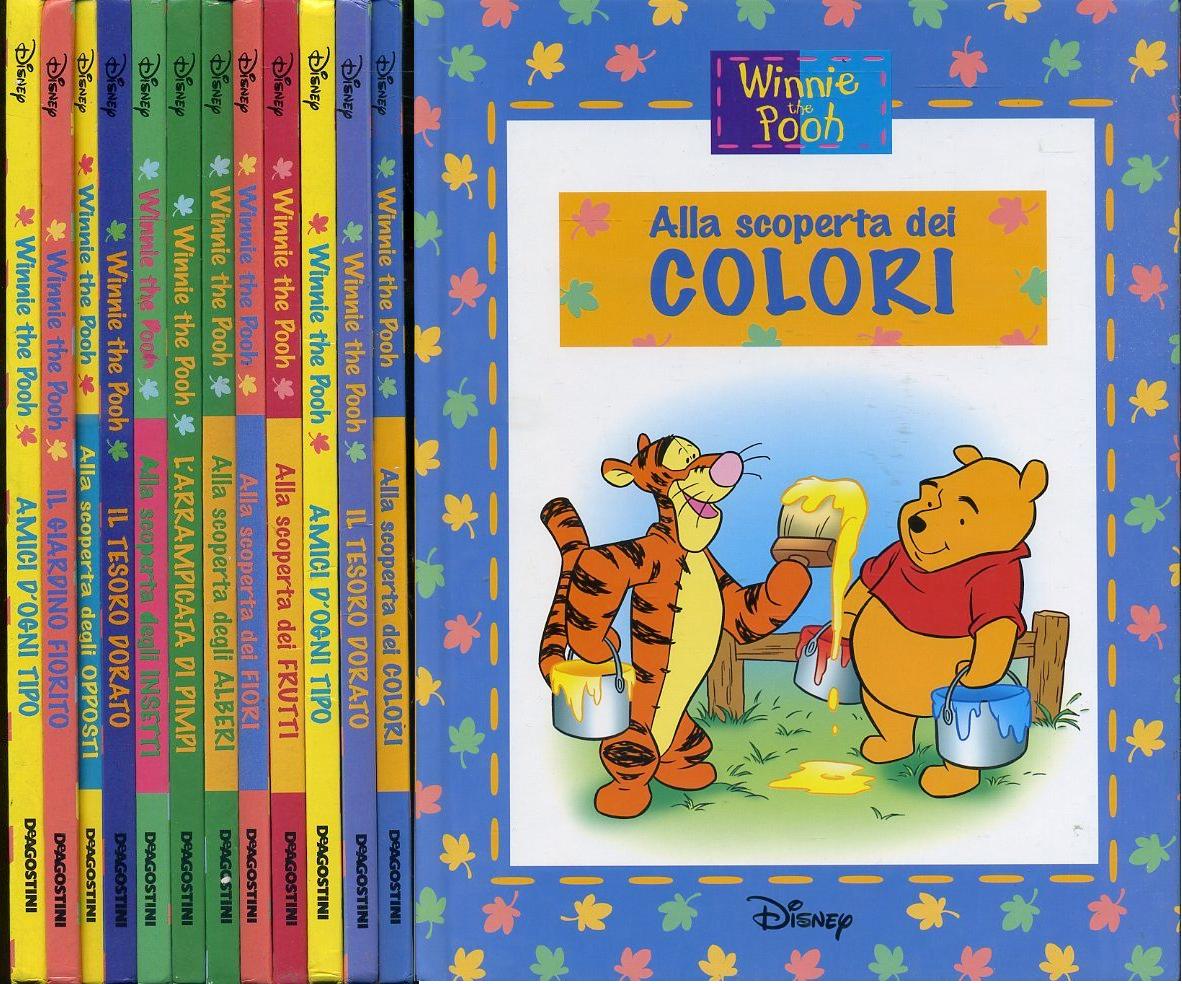 LB- WINNIE THE POOH 10 VOLUMI ILLUSTRATI-- DeAGOSTINI DISNEY --- 1999- –  lettoriletto