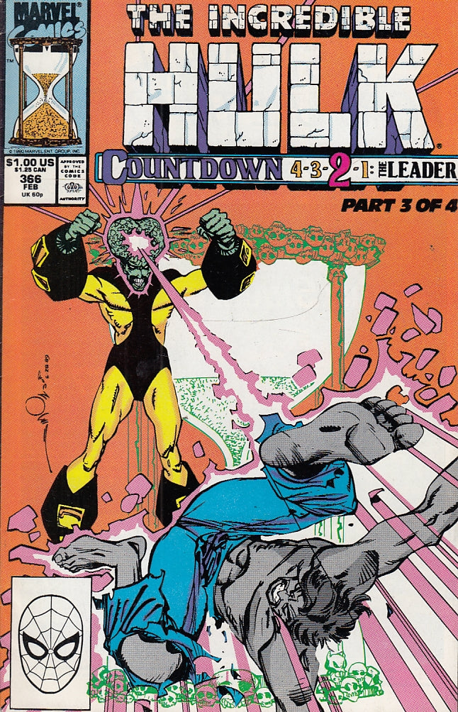 FL- THE INCREDIBLE HULK N.366 -- MARVEL COMICS USA - 1990 - S - QGX