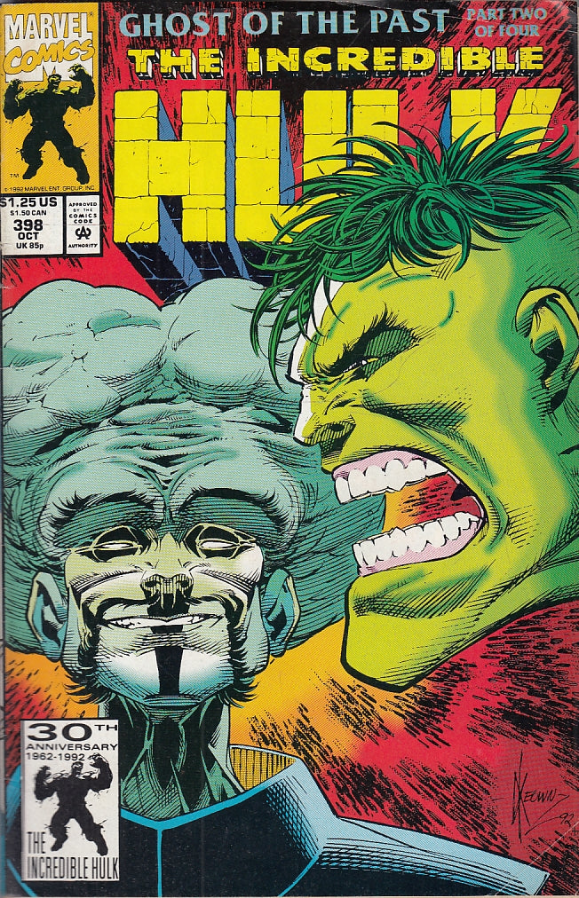 FL- THE INCREDIBLE HULK N.398 -- MARVEL COMICS USA - 1992 - S - QGX