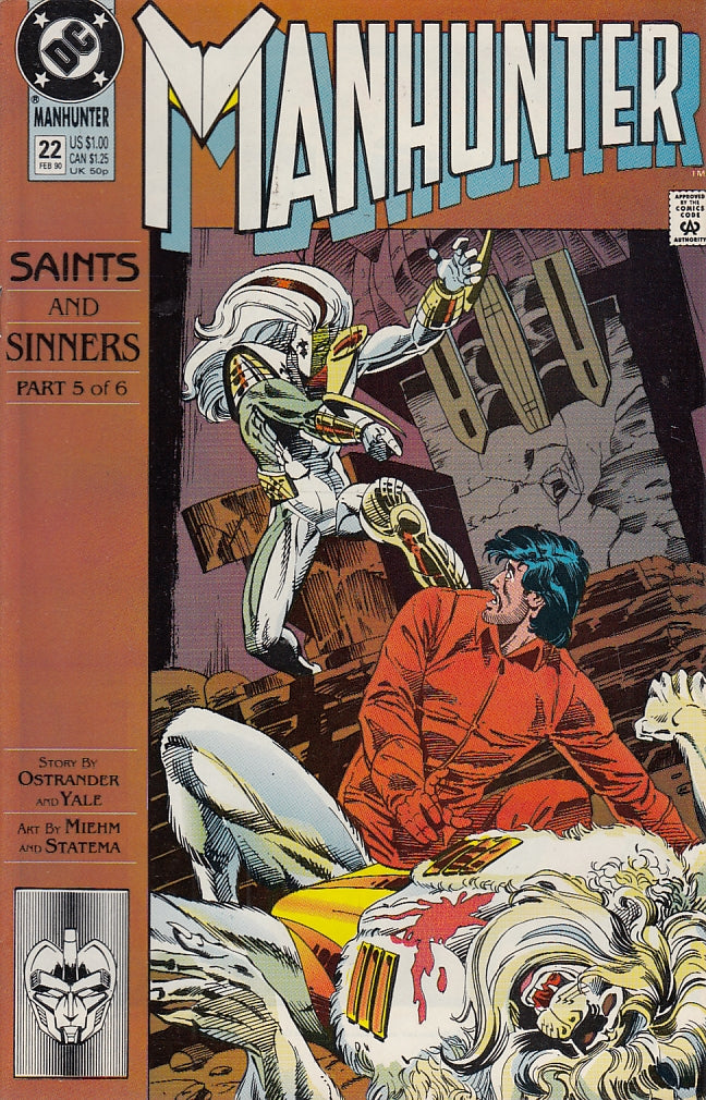 FL- MANHUNTER N.22 -- DC COMICS USA - 1990 - S - QGX