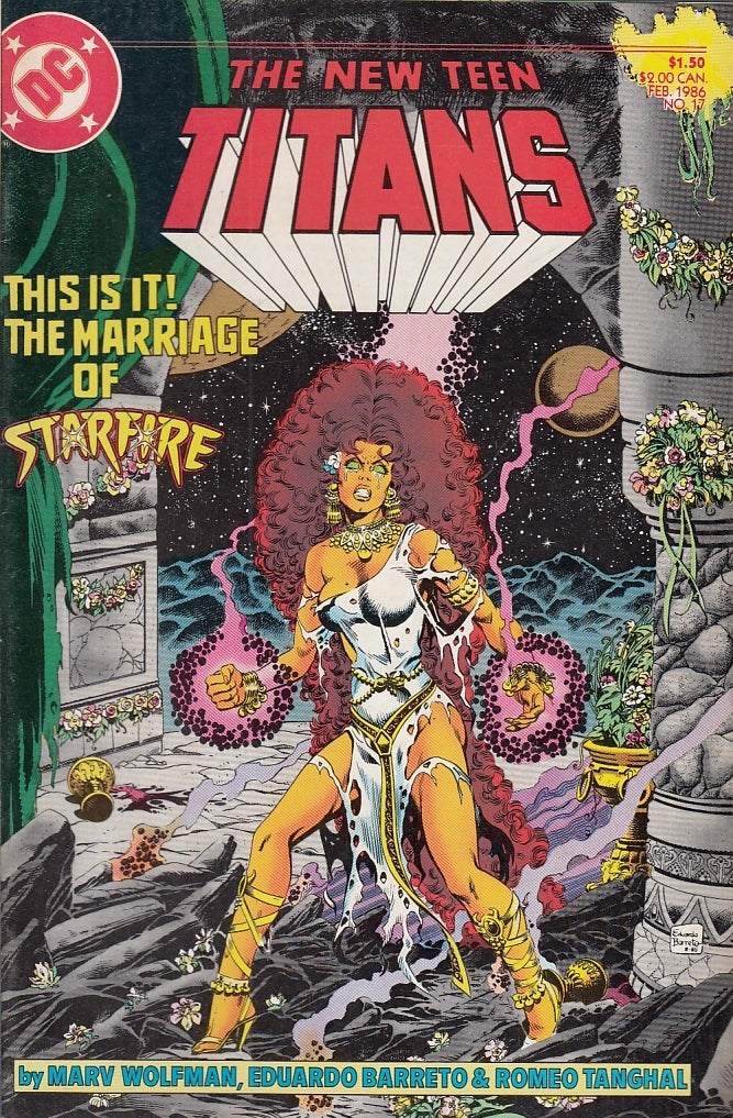 FL- THE NEW TEEN TITANS N.17 -- DC COMICS USA - 1986 - S - QGX