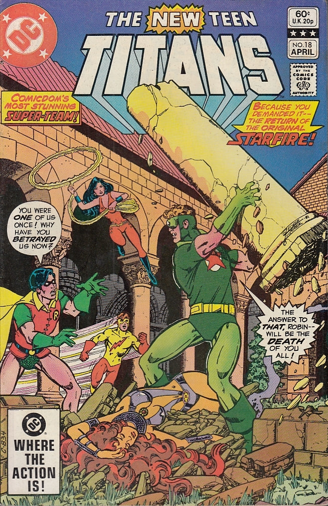 FL- THE NEW TEEN TITANS N.18 -- DC COMICS USA - 1982 - S - QGX