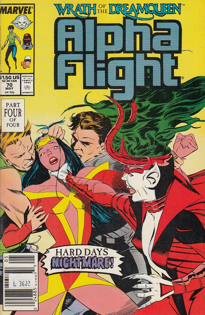 FL- ALPHA FLIGHT N.70 -- MARVEL COMICS USA - 1989 - S - QGX