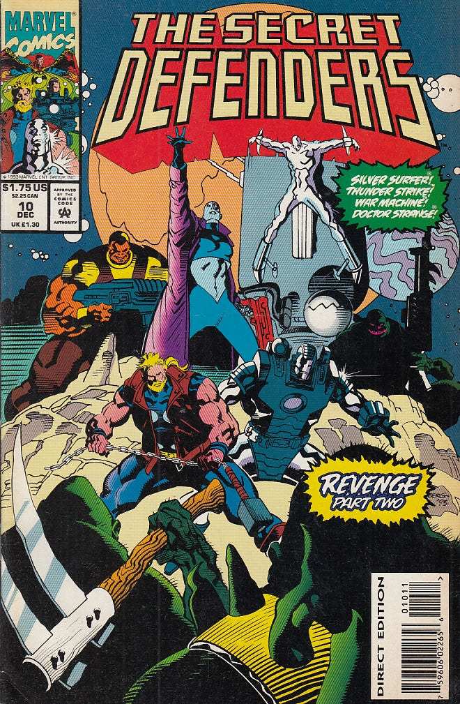 FL- THE SECRET DEFENDERS N.10 ORIGINALE -- MARVEL COMICS USA - 1993 - S - QGX