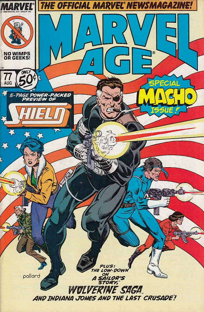 FL- MARVEL AGE N.77 -- MARVEL COMICS USA - 1989 - S - QGX
