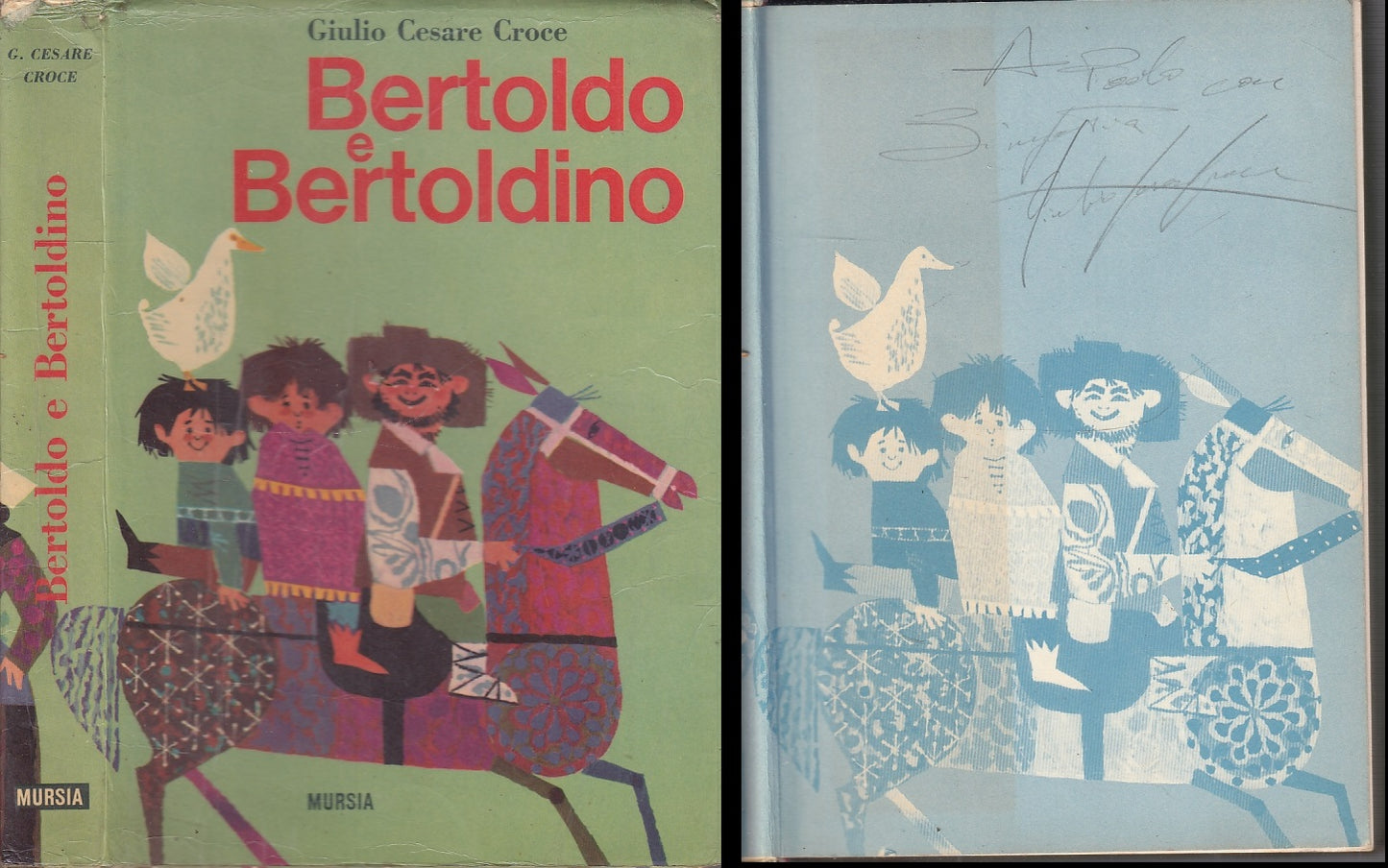 LB- BERTOLDO E BERTOLDINO - CROCE - MURSIA --- 1965- CS- XFS57