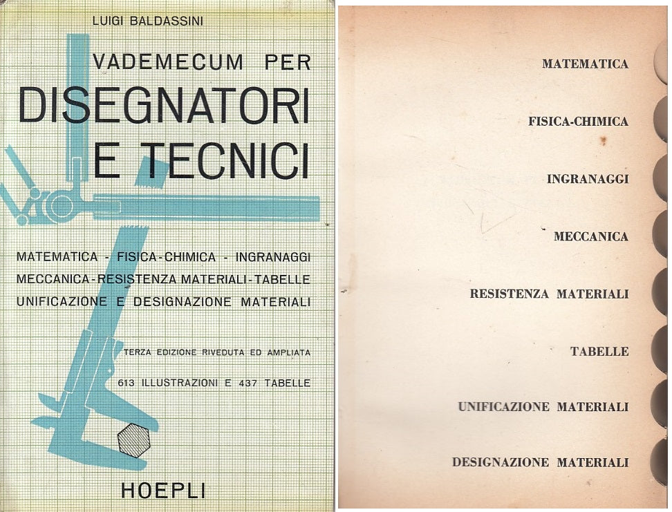  Vademecum per disegnatori e tecnici - Baldassini, Luigi - Libri