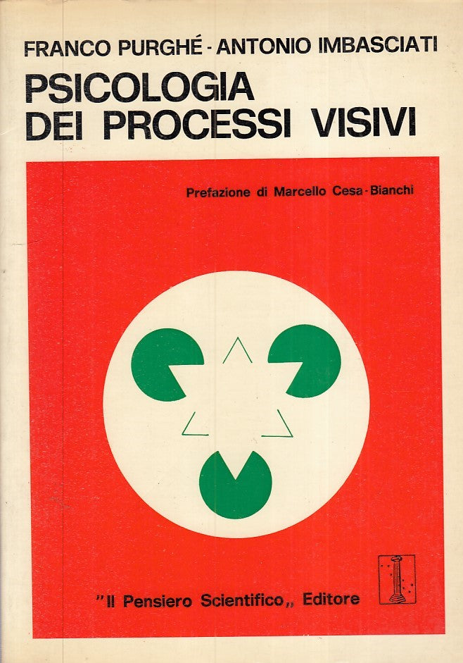 LQ- PSICOLOGIA PROCESSI VISIVI - PURGE'- PENSIERO SCIENTIFICO--- 1981- B- ZFS457