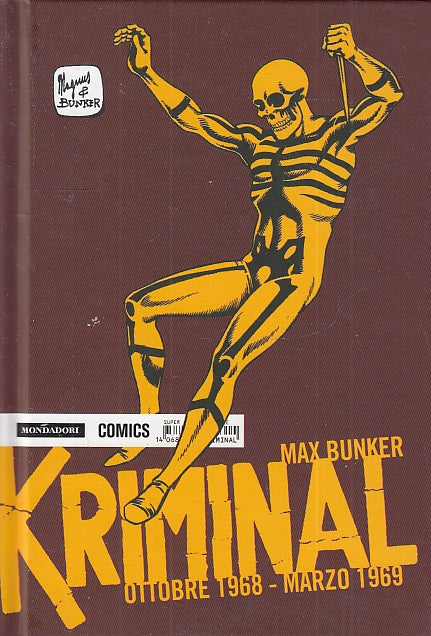 FV- KRIMINAL OTTOBRE 1968/MARZO 1969 - MAX BUNKER - MONDADORI - 2015 - C - QFX