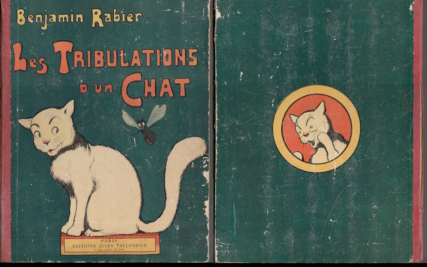 LB- LES TRIBULTAIONS D'UN CHAT - BENJAMIN RABIER - TALLANDIER--- 1908- C- ZDS637