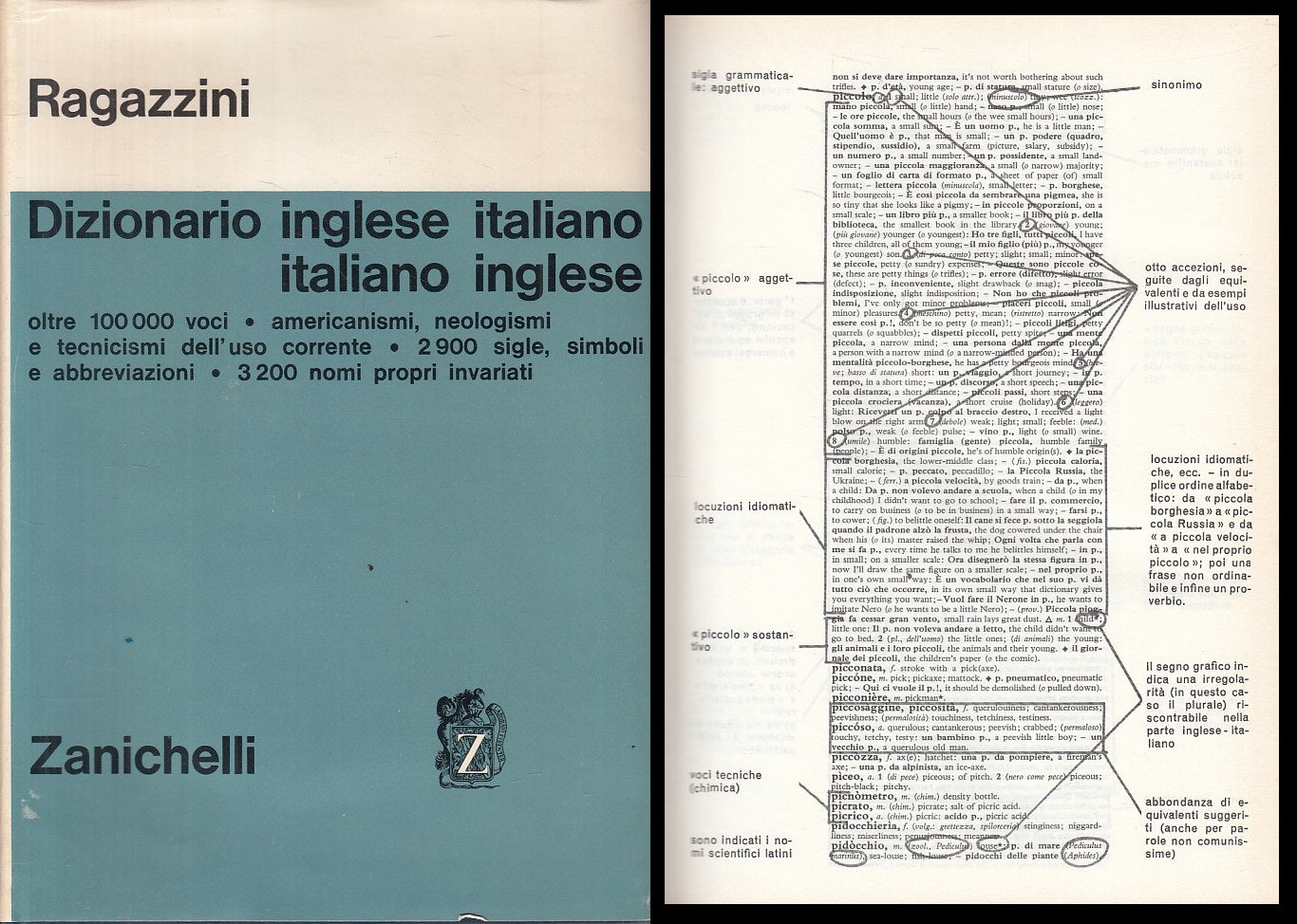 Dizionario inglese. Italiano-inglese, inglese-italiano - Lucia