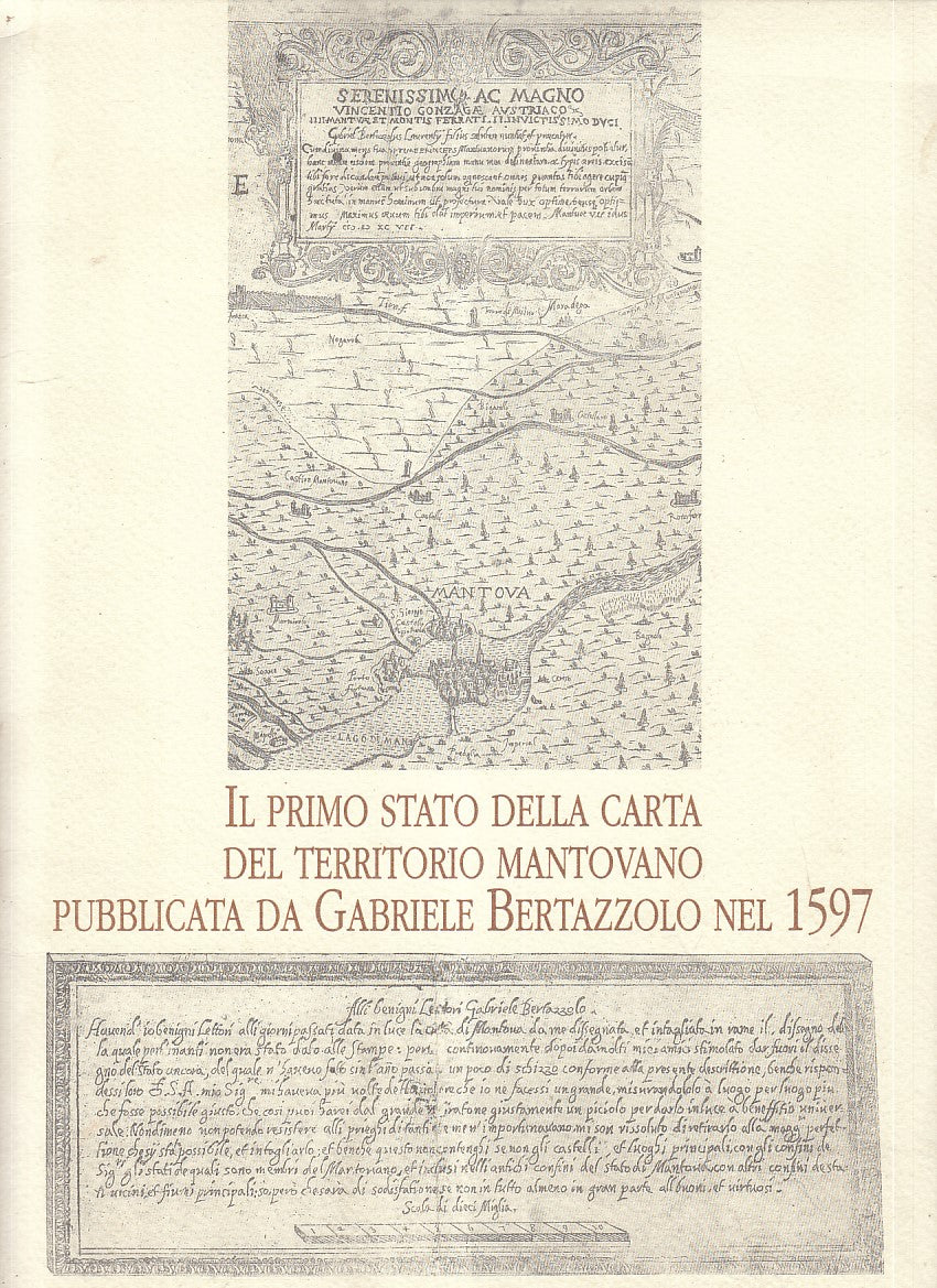 LZ- CARTA TERRITORIO MANTOVANO PUBBLICATA BERTAZZOLO 1597 ----- 1999 - S- YFS887