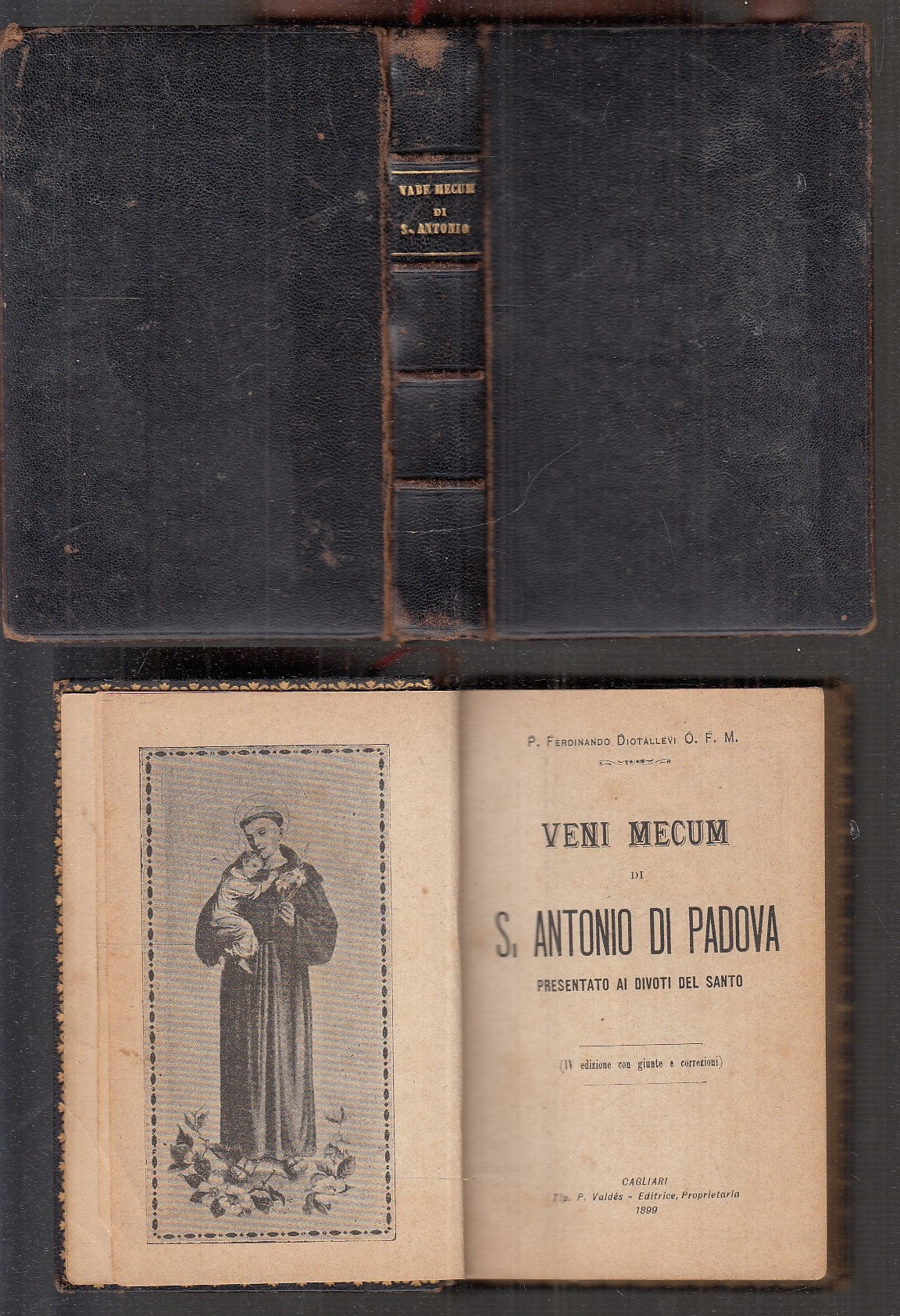 LD- VENI MECUM DI S. ANTONIO DI PADOVA - DIOTALLEVI - VALDES --- 1899 - C- XFS37