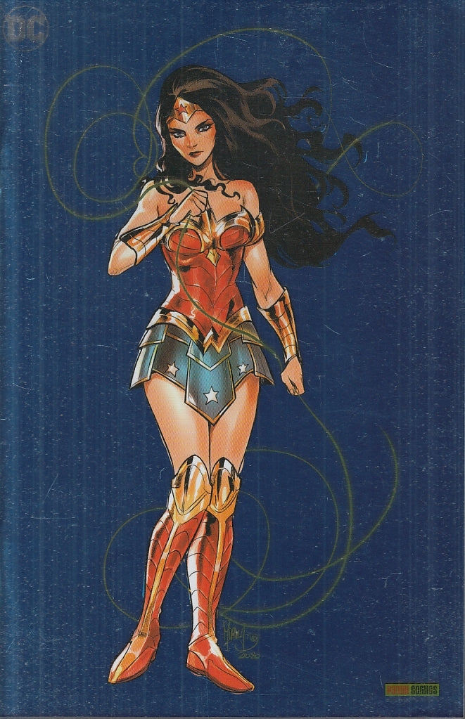FS- WONDER WOMAN 1/14 + COVER ALFA EDITION BLUE e GOLD -- PANINI- 2020- S- TFX