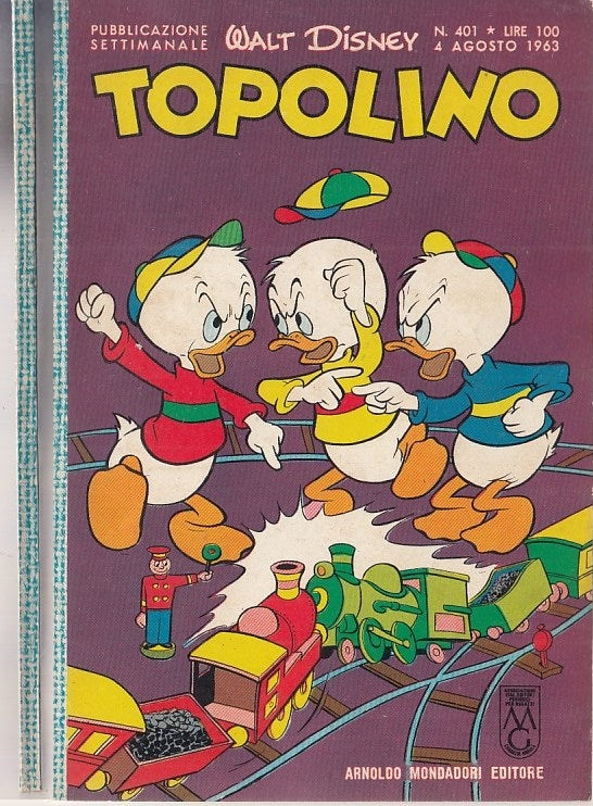 FD- TOPOLINO N.401 NO BOLLINO -- DISNEY - 1963 - B - TFX