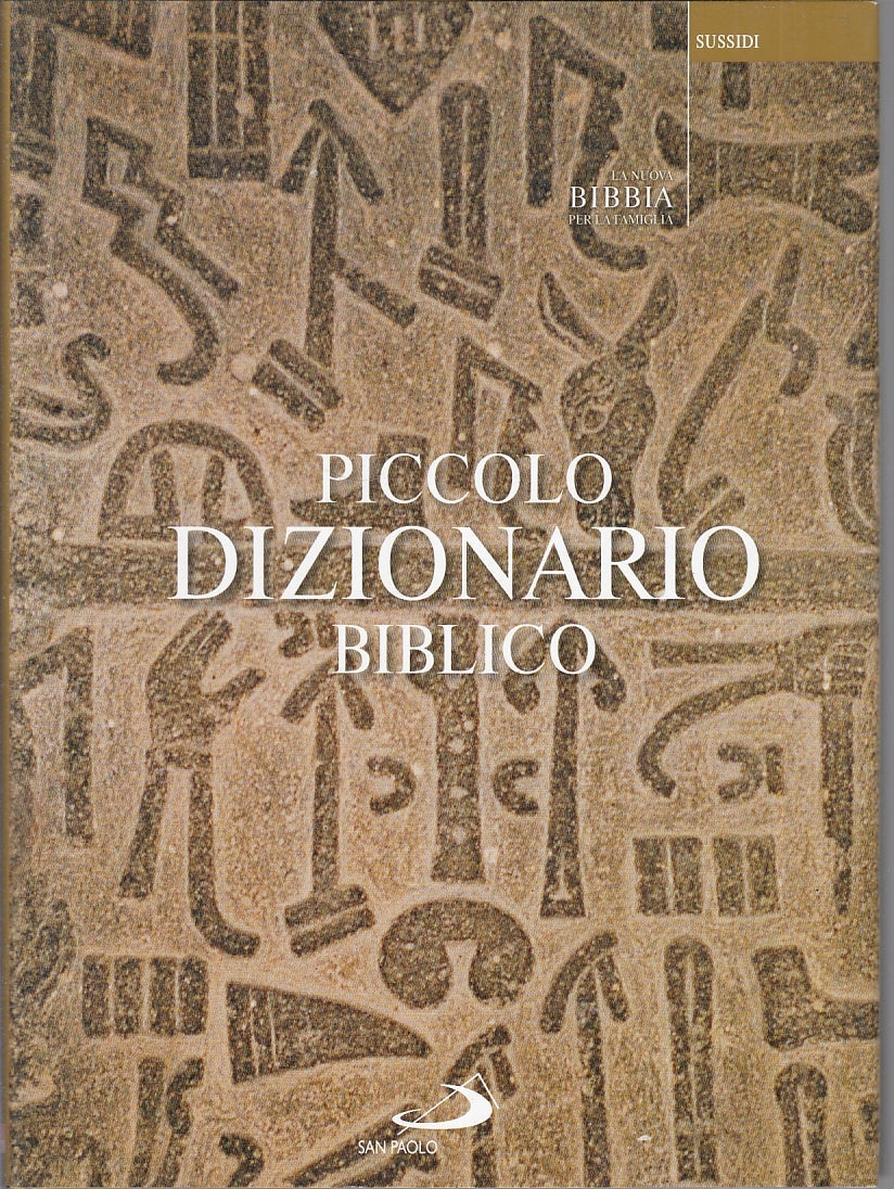 LD- PICCOLO DIZIONARIO BIBLICO NUOVA BIBBIA -- SAN PAOLO--- 2009- CS- ZFS777