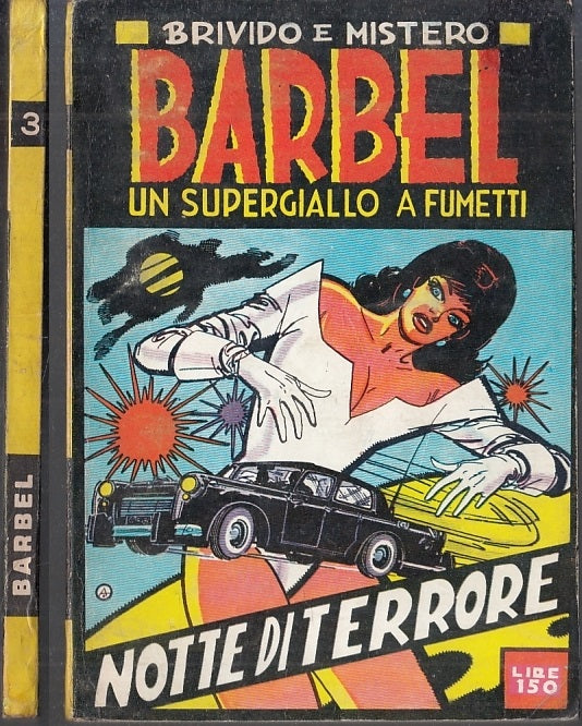 FN- BARBEL N.3 NOTTE DI TERRORE BRIVIDO E MISTERO -- ATTUALITA'- 1965- B- TFX