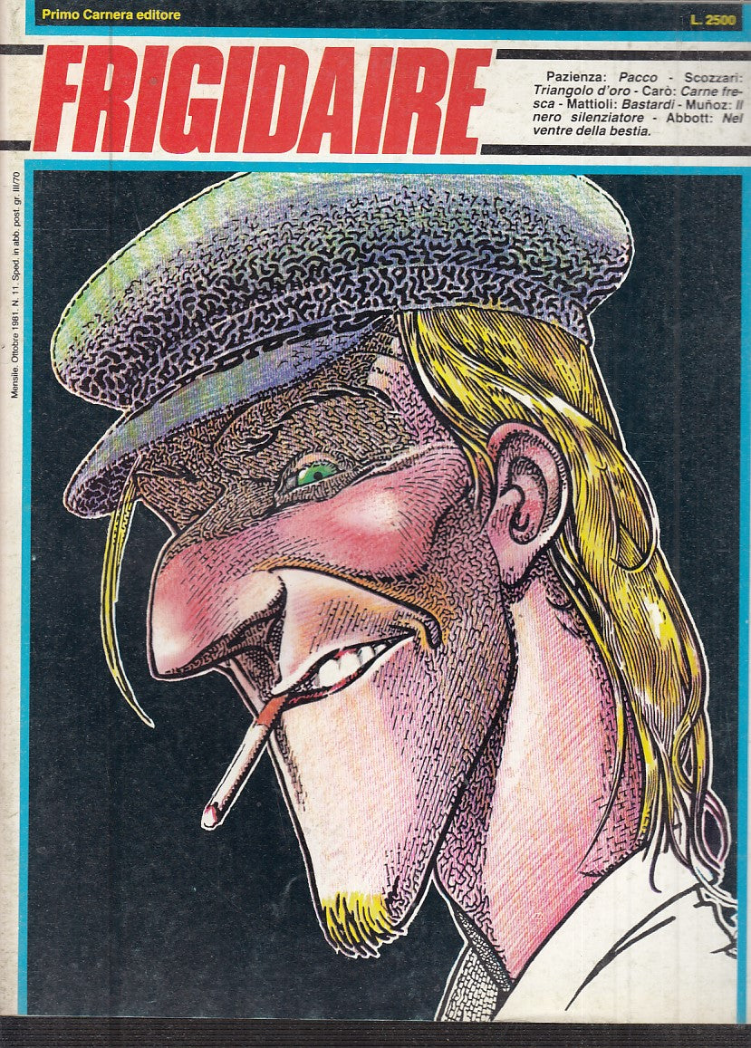 FR- RIVISTA FRIGIDAIRE N.11 -- PRIMO CARNERA - 1981 - S - TNX