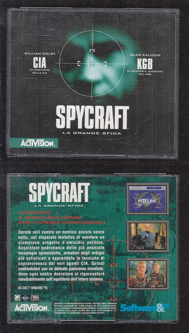 GC- GIOCO PC CD SPYCRAFT LA GRANDE SFIDA CIA KGB 3 DISCHI ACTIVISION - VMX