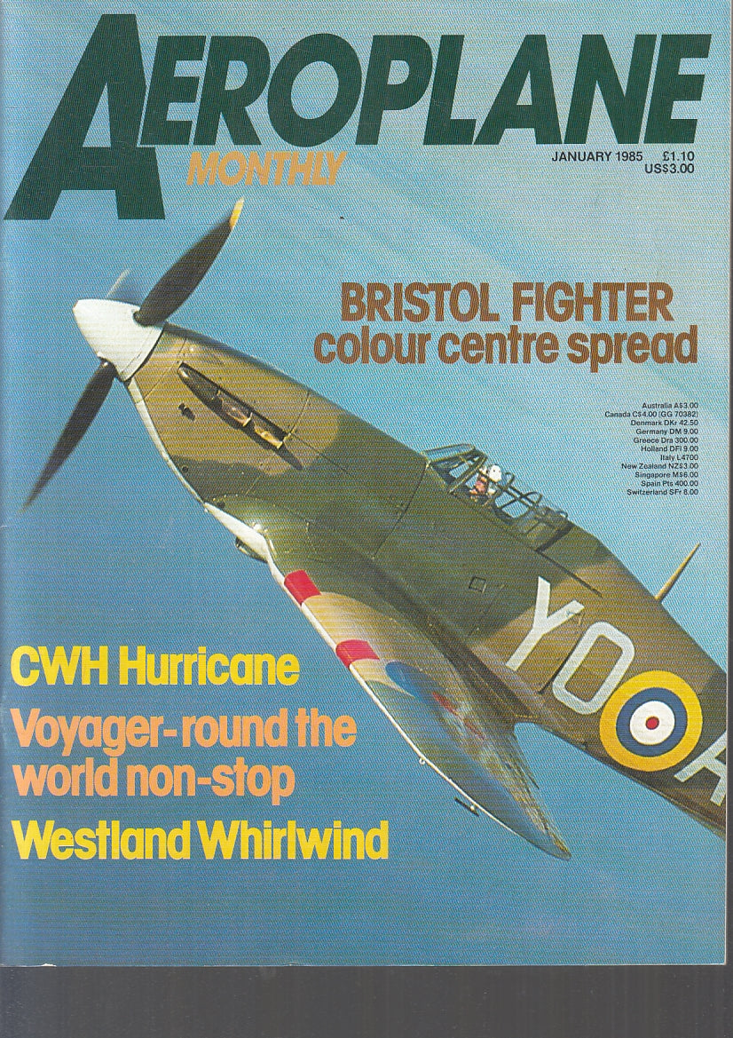 LM- RIVISTA AEROPLANE MONTHLY GENNAIO/DICEMBRE ANNATA COMPLETA 1985 - S - YFS