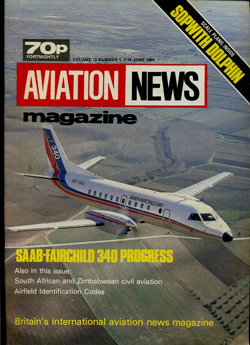 LM- RIVISTA AVIATION NEWS VOLUME 13 1/26 COMPLETA 1984/1985 INGLESE - S - YFS