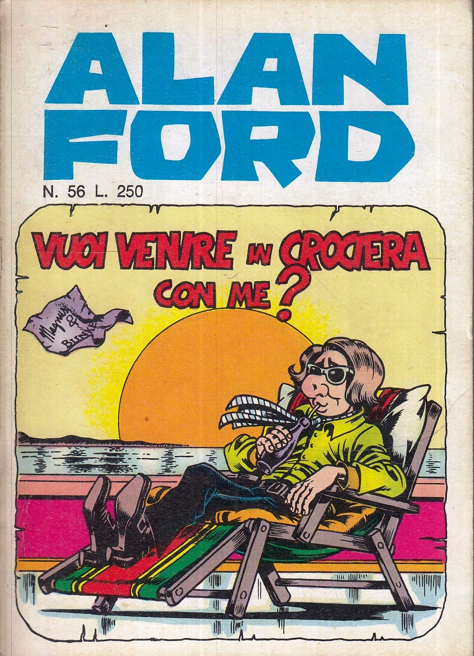 FC- ALAN FORD N.56 ORIGINALE OTTIMO - MAGNUS BUNKER - CORNO - 1974 - B - D23
