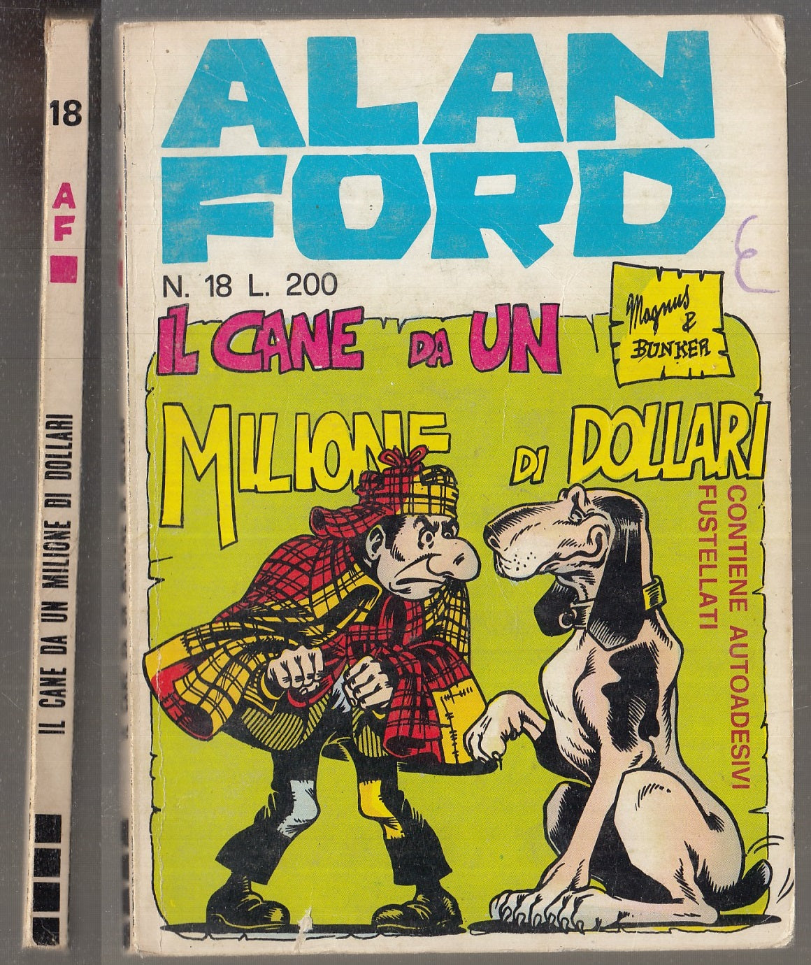 FC- ALAN FORD N.18 ORIGINALE - MAGNUS BUNKER - CORNO - 1970 - B - D23