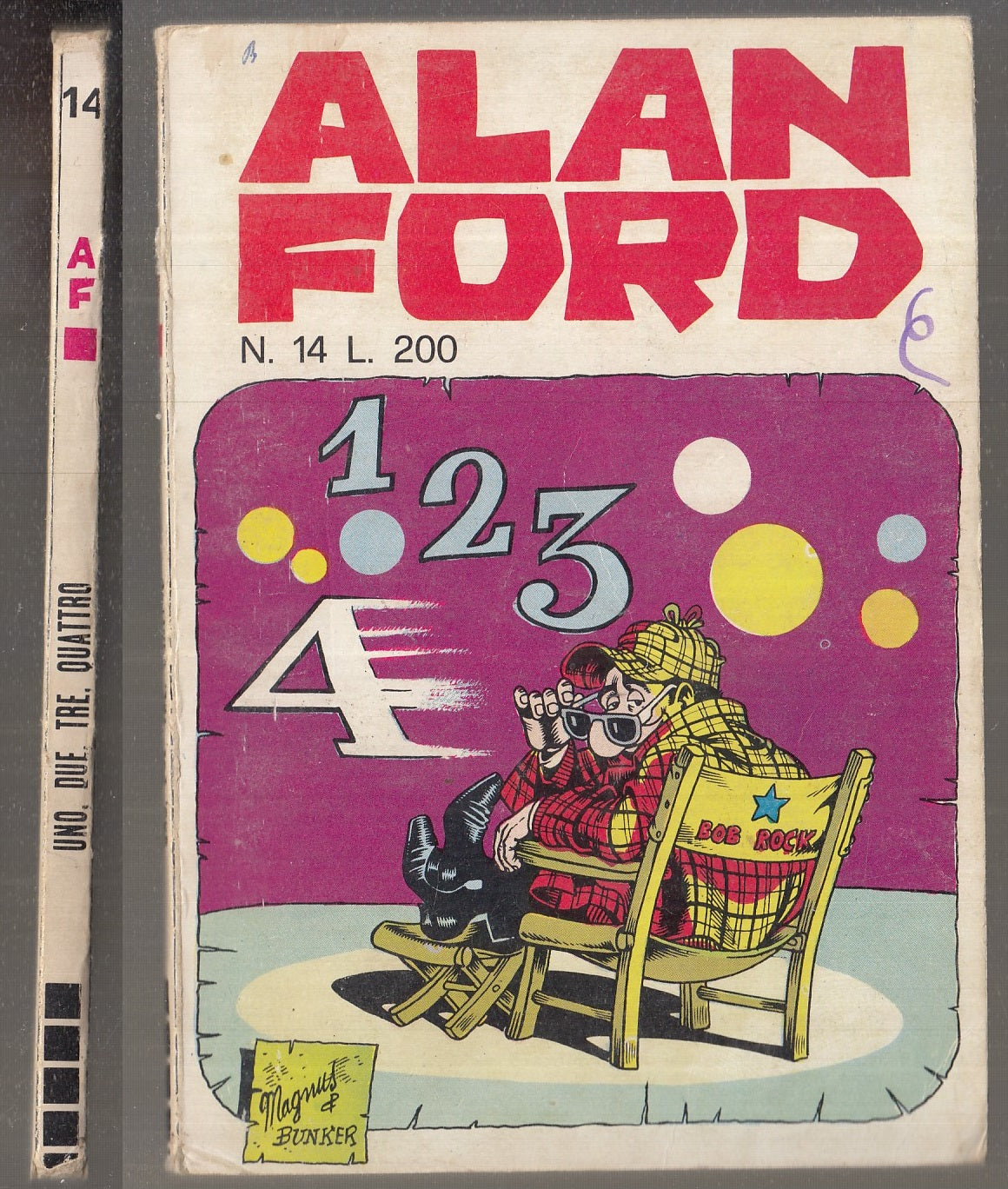 FC- ALAN FORD N.14 ORIGINALE - MAGNUS BUNKER - CORNO - 1970 - B - D23
