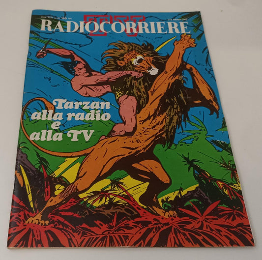 LR- RIVISTA TV RADIOCORRIERE N.40 1/7 OTTOBRE 1972 TARZA ALLA RADIO E TV - RVSa4