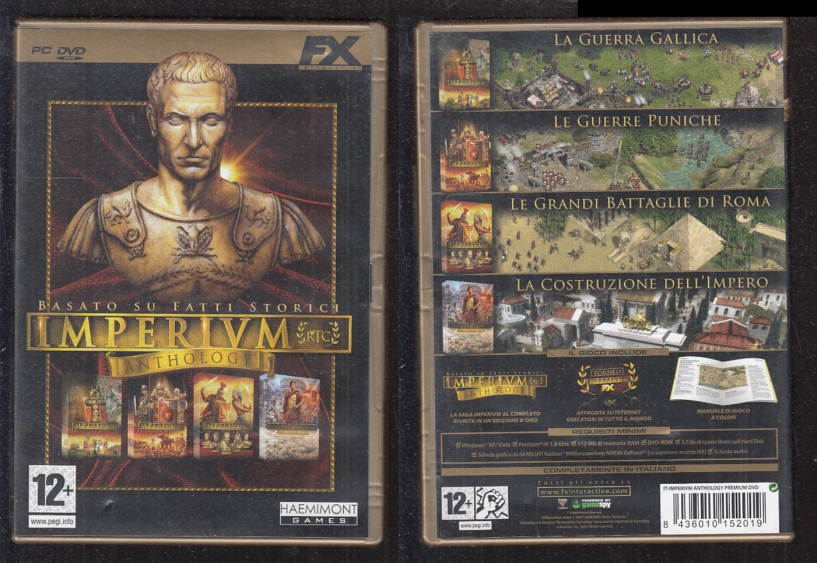 GC- GIOCO PC DVD IMPERIUM ANTHOLOGY HAEMIMONT GAMES - VMX