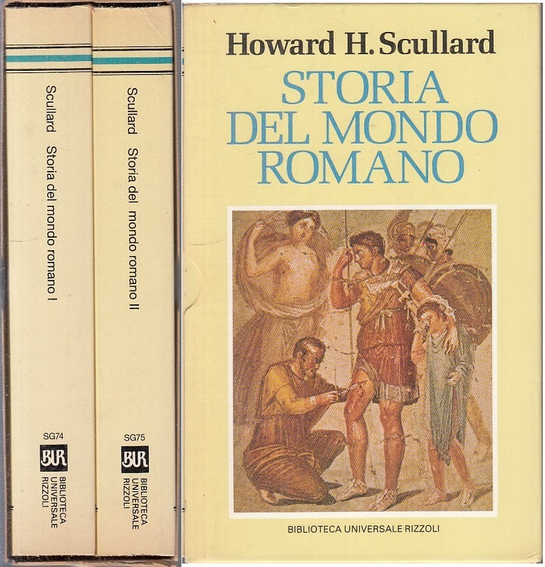 LS- STORIA DEL MONDO ROMANO 2 VOL - SCULLARD- RIZZOLI - BUR -- 1992 - B - ZFS558