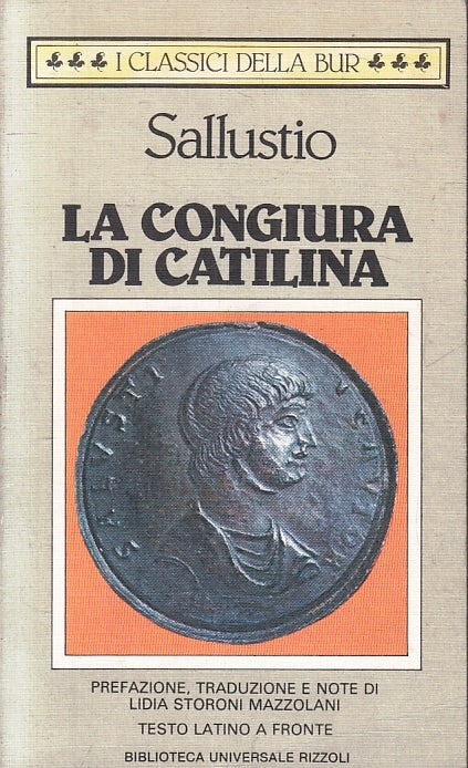 LN- LA CONGIURA DI CATILINA TESTO LATINO FRONTE- SALLUSTIO- RIZZOLI- BUR- B-XFS4